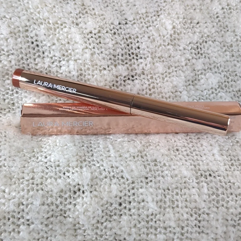 laura mercier RoseGlow Caviar Stick Eye Shadow in Forbidden Rose, 1.64g/…